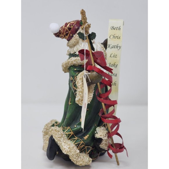 Vintage Home Interiors Classic Santa Clause Holding List New In Original Box - Picture 3 of 11